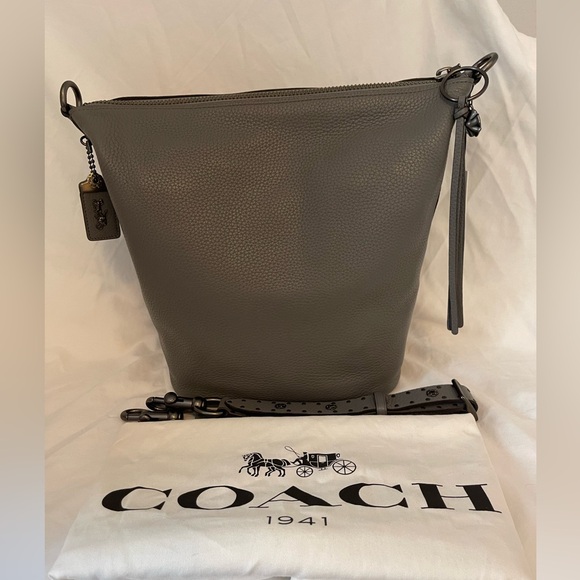 Coach Duffle With Rivets - Picture 2 of 12